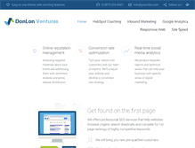 Tablet Screenshot of donlonventures.com